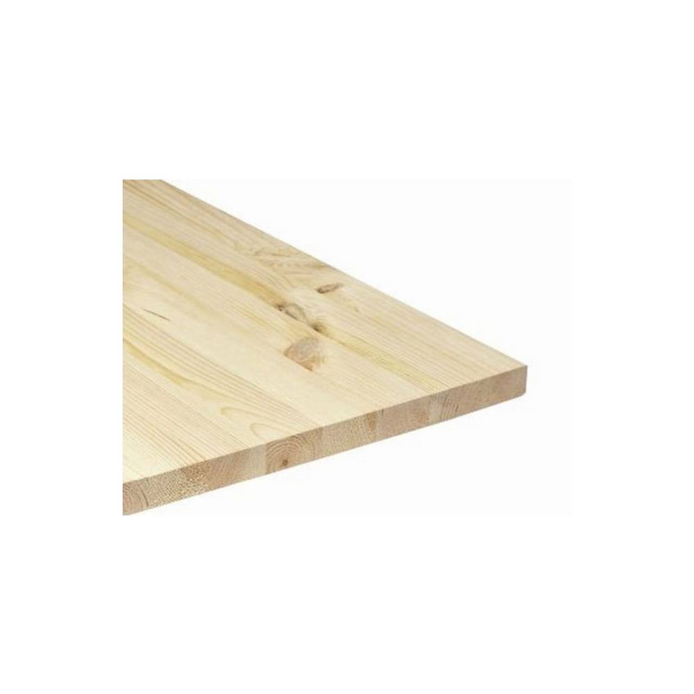 34 in. x 16 in. x 4 ft. S4S Laminated Spruce Panel Common Softwood Boards 1001255003