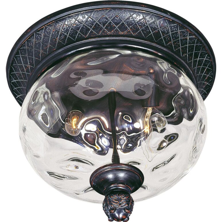 Maxim Carriage House VX Two Light 12-Inch Outdoor Flush Mount