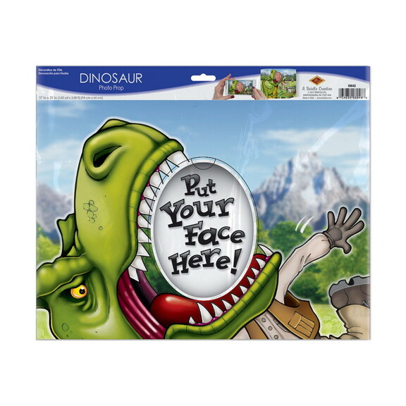 Beistle 59642 Dinosaur Photo Prop  3' 1 x 25