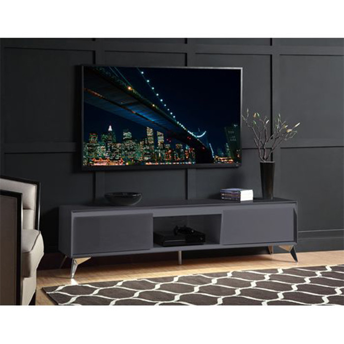 71 inch Gray TV benches wood TV stand   Midcentury   Entertainment Centers And Tv Stands   by HIGHLIGHT USA LLC  Houzz