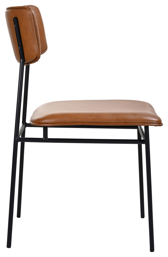 First of A Kind Sailor Dining Chair Brown   Modern   Dining Chairs   by Kolibri Decor  Houzz