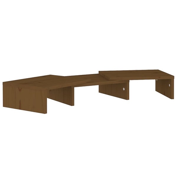 vidaXL Monitor Stand Honey Brown 23.6