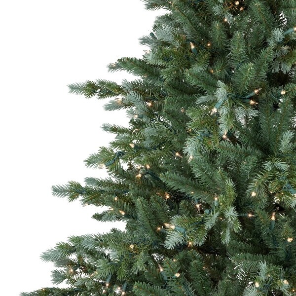 9' PreLit Medium Blue Spruce Artificial Christmas Tree Clear Lights