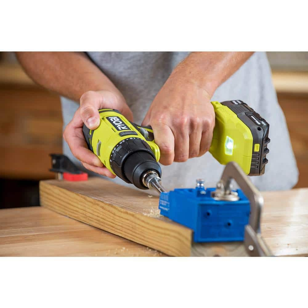 RYOBI ONE+ 18V Cordless 6-Tool Combo Kit with 1.5 Ah Battery, 4.0 Ah Battery, Charger with Jig Saw PCL1600K2-P5231 28324924