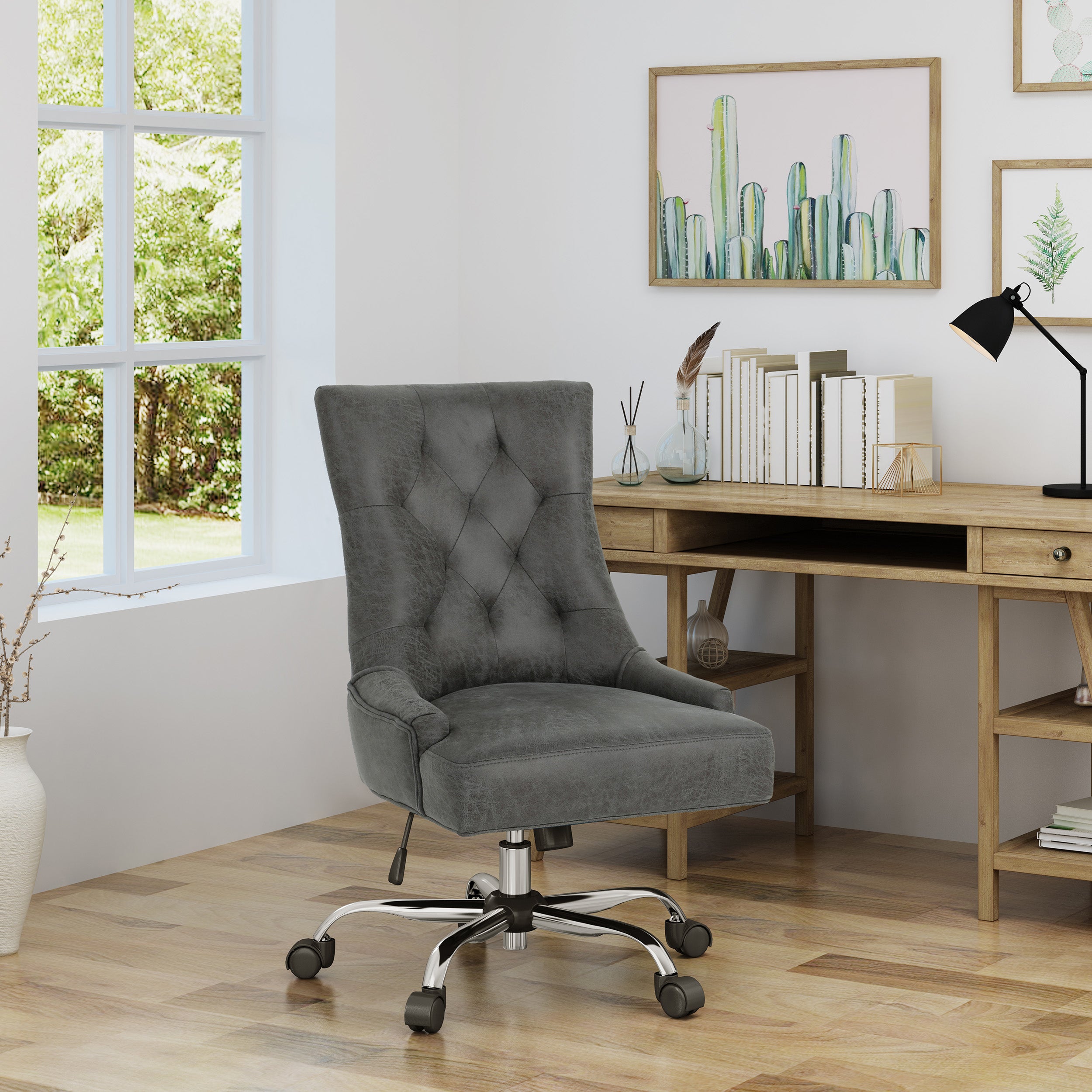 Bagnold Home Office Microfiber Desk Chair