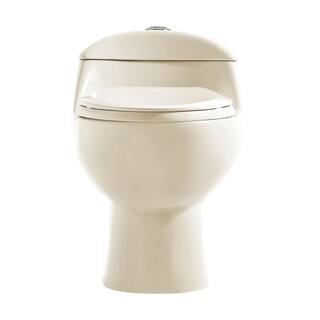 Swiss Madison Chateau 1-Piece 0.8 GPF1.28 GPF Dual Flush Elongated Toilet in Bisque Seat Included SM-1T803BQ