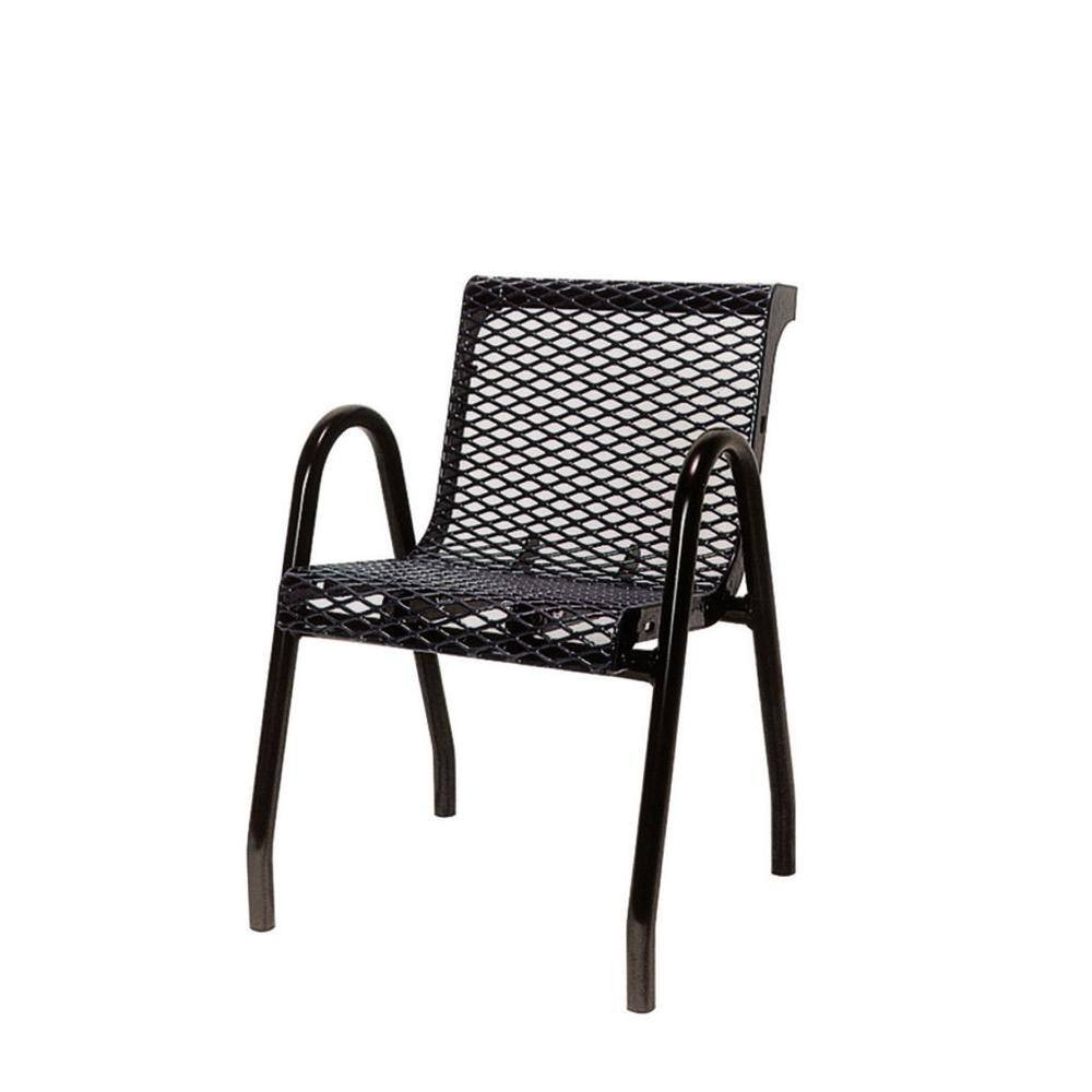 Ultra Play Black Commercial Park Chair PBK953-VBK