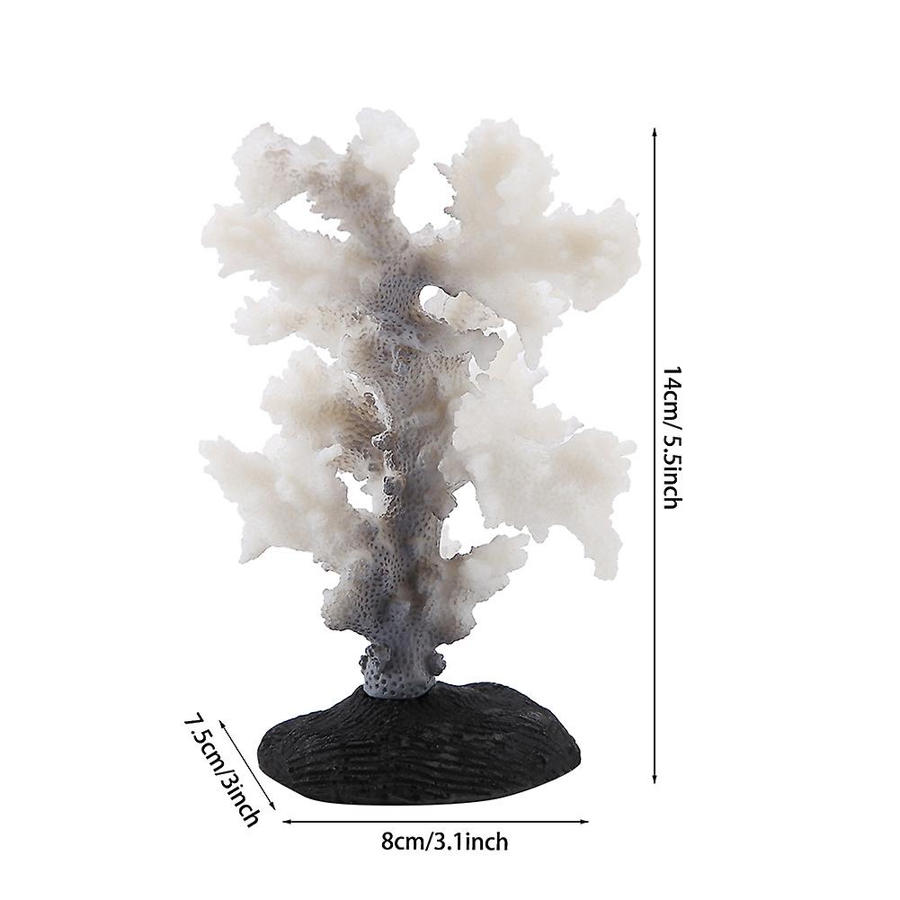 Luminous Coral Anemone Aquarium Silicone Simulation Plant Fish Tank Landscaping Ornament Grey