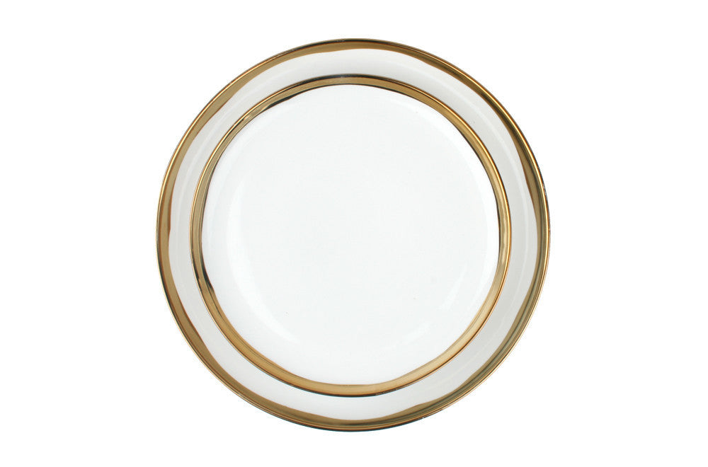 Dauville Gold Glazed Dinner Plate