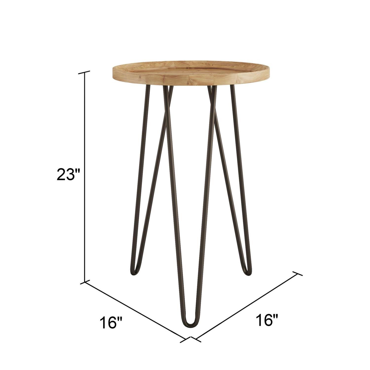 Alper Round Accent Table