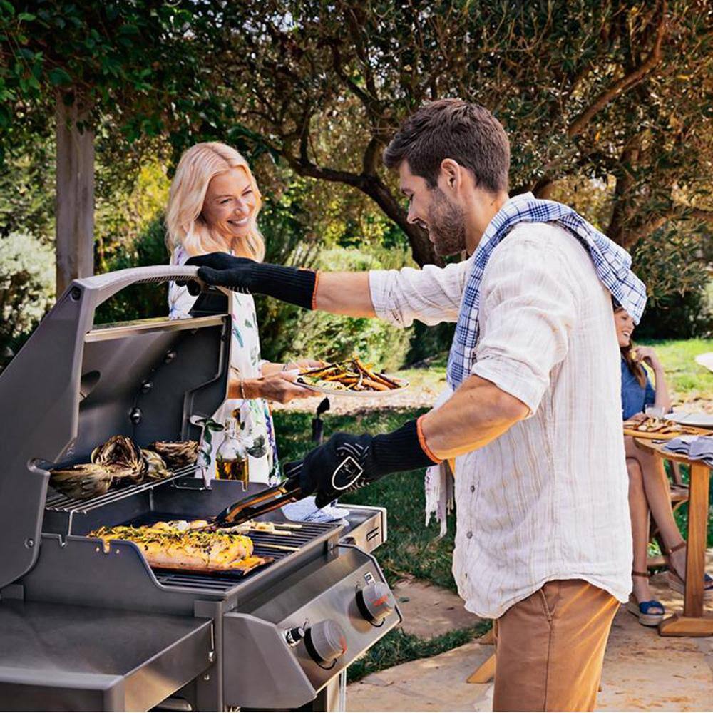 Weber 49010001 Spirit II E-310 3-Burner Natural Gas Grill in Black