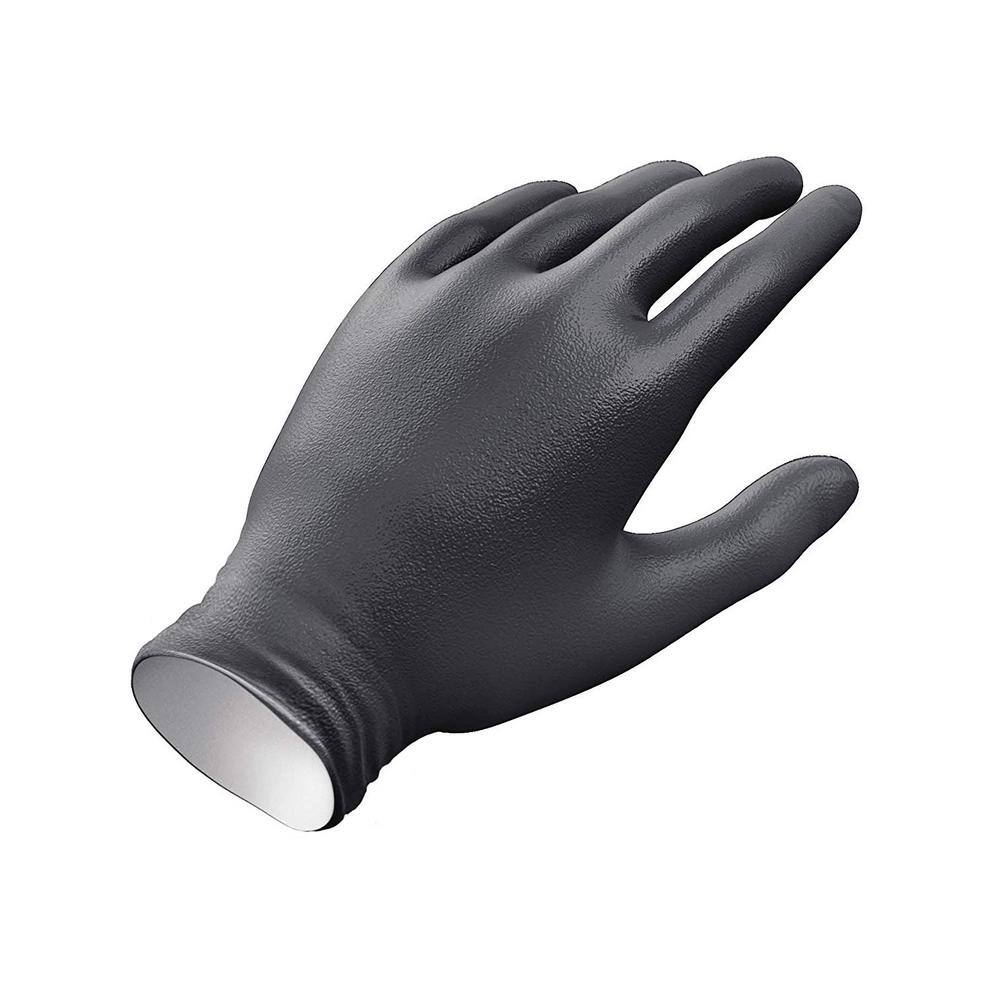 Venom Steel Heavy Duty Black Nitrile Gloves One Size Fits Most (100 per Box) VEN6145WH