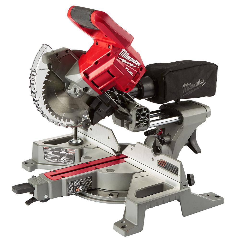 MW M18 FUEL 18V Lithium-Ion Brushless Cordless 7-14 in. Dual Bevel Sliding Compound Miter Saw (Tool-Only) 2733-20