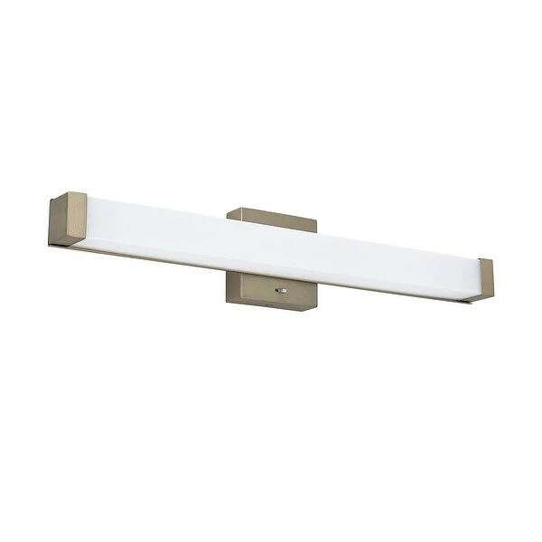 25 Inch LED BATHROOM VANITY LED LIGHT with Acrylic shade 25W Oril Rub Bronze