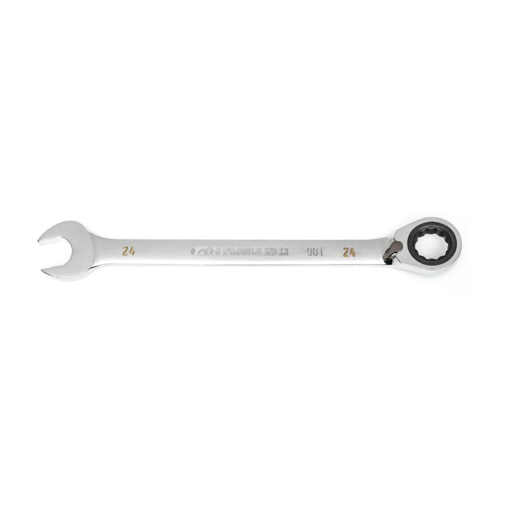 GEARWRENCH 24mm 90-Tooth 12 Point Reversible Ratcheting Wrench 86624 from GEARWRENCH