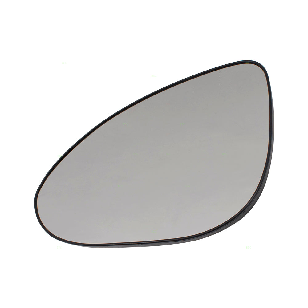 Brock Replacement Set Driver and Passenger Door Mirror Glass with Bases without Heat Compatible with 12-18 Sonic 95132581 95132593