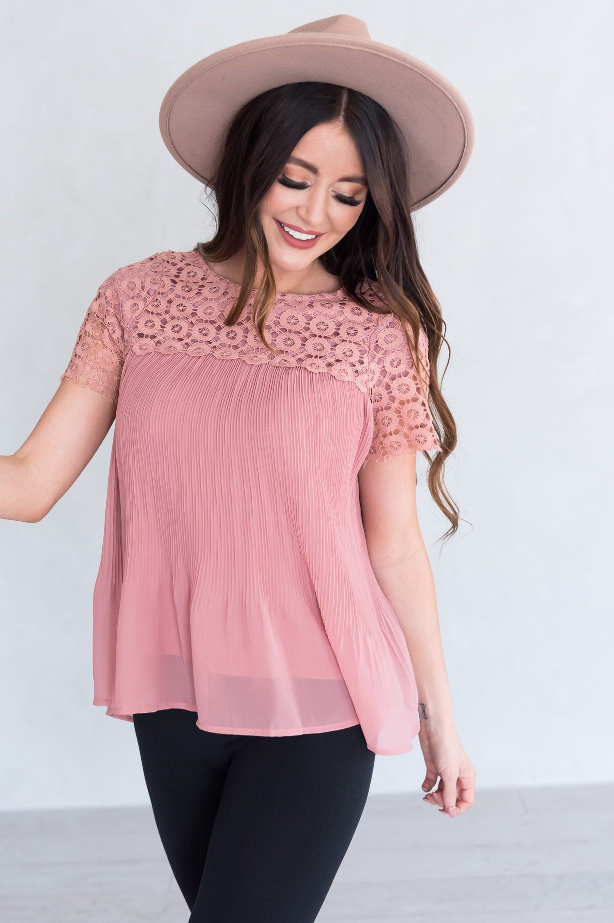 Glamour Ahead Modest Blouse