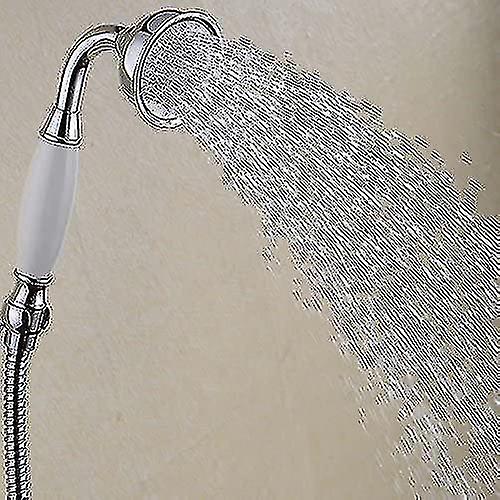 Bathroom Classic Style Traditional Brass Telephone Hand Shower Head And 1.5m Shower Hose