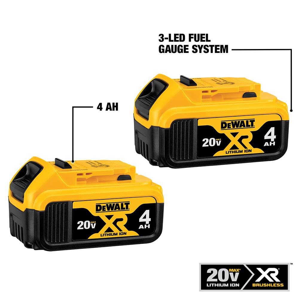 DW DCB204-2 - 20V MAX* Premium XR Lithium Ion 2-Pack (DCB204-2) DCB204-2 from DW