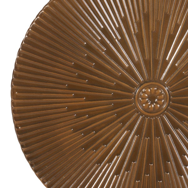 Langseth Iron Sunburst Side Table by Christopher Knight Home