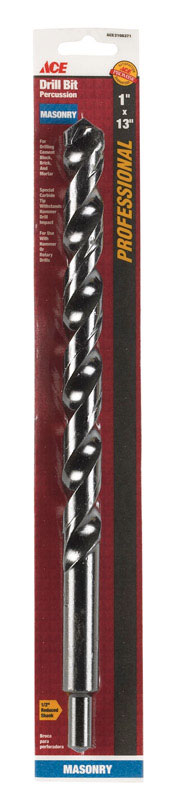 Ace 1 in. X 13 in. L Carbide Percussion Drill Bit 1 pc