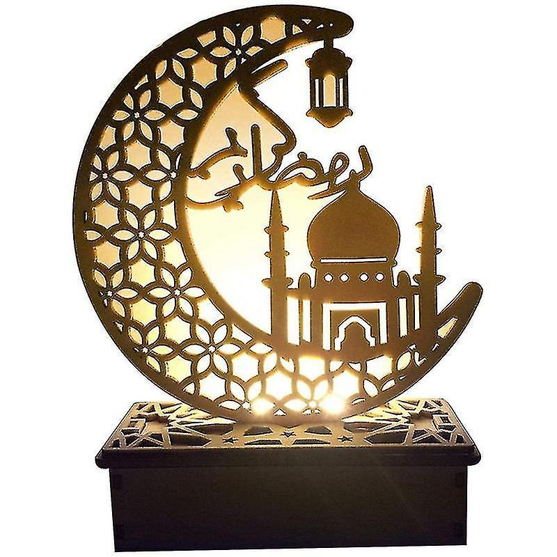 Moon Star Lights， Ramadan Decorations - Ramadan Eid Led Night Light， Decorations Table Lamp Moon Sta