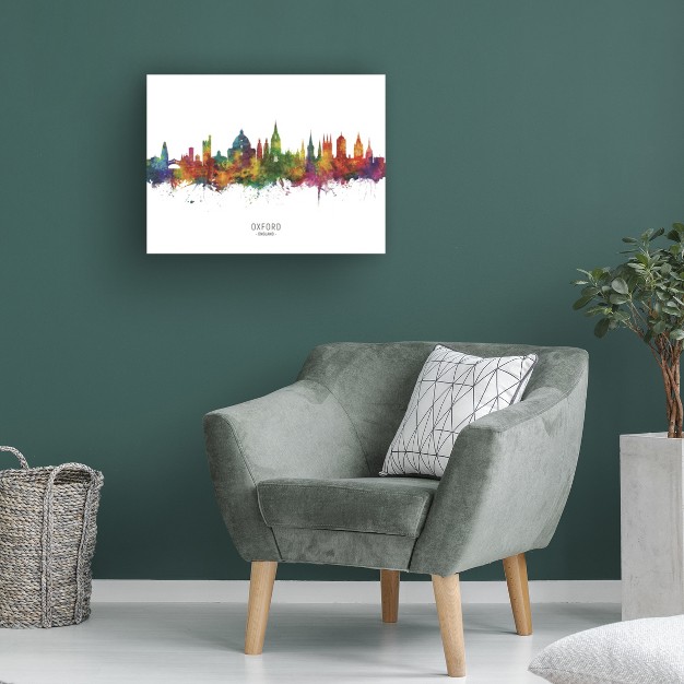 Trademark Fine Art Michael Tompsett x27 oxford England Skyline Named x27 Canvas Art