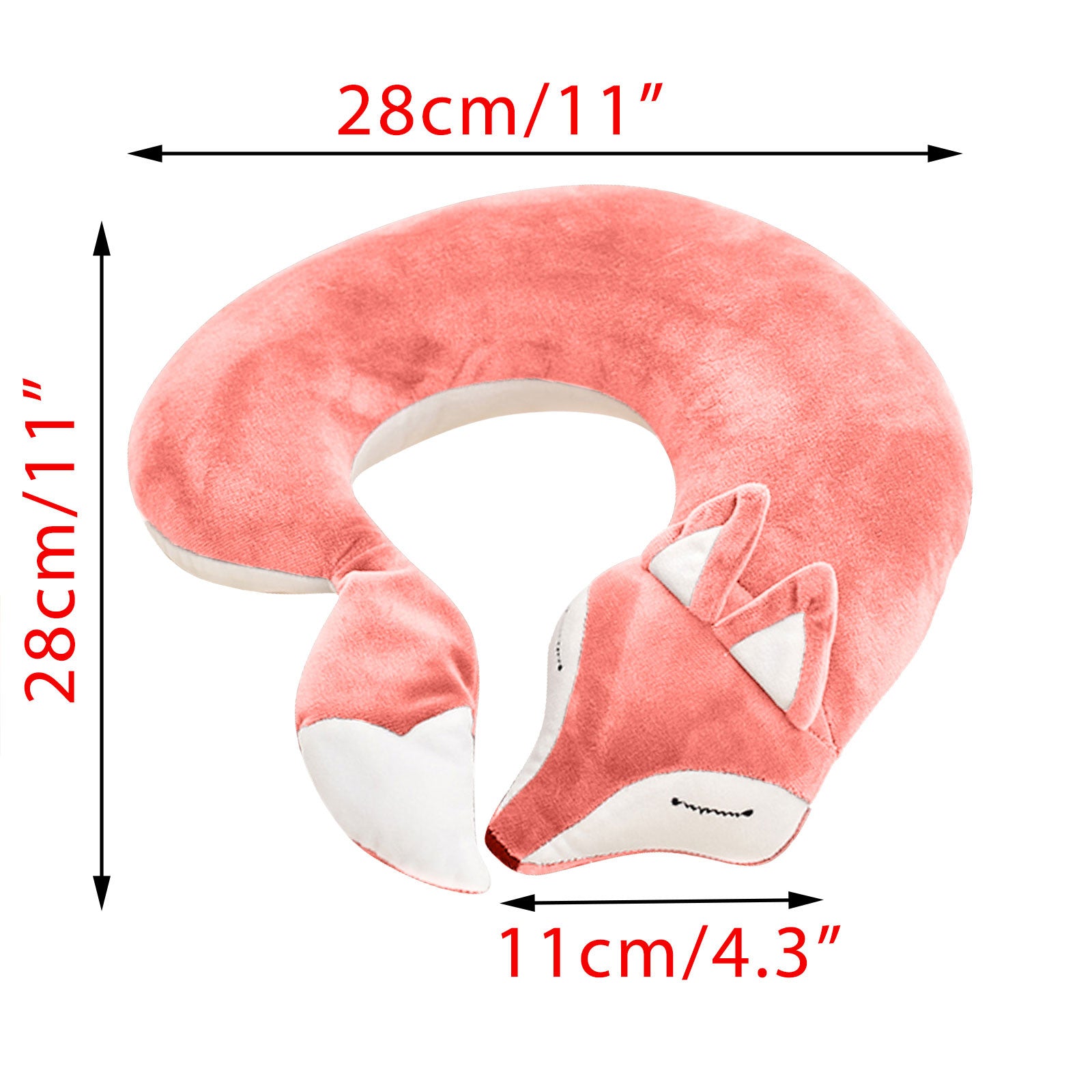 Pillow Case Cartoon Animal Shape Cute U-shaped Pillow Protect The Cervical Spine Pillow