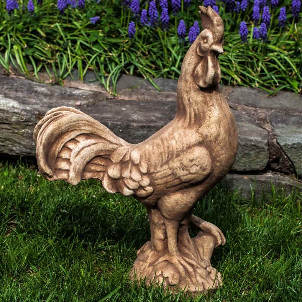 Campania International Antique Rooster Statue