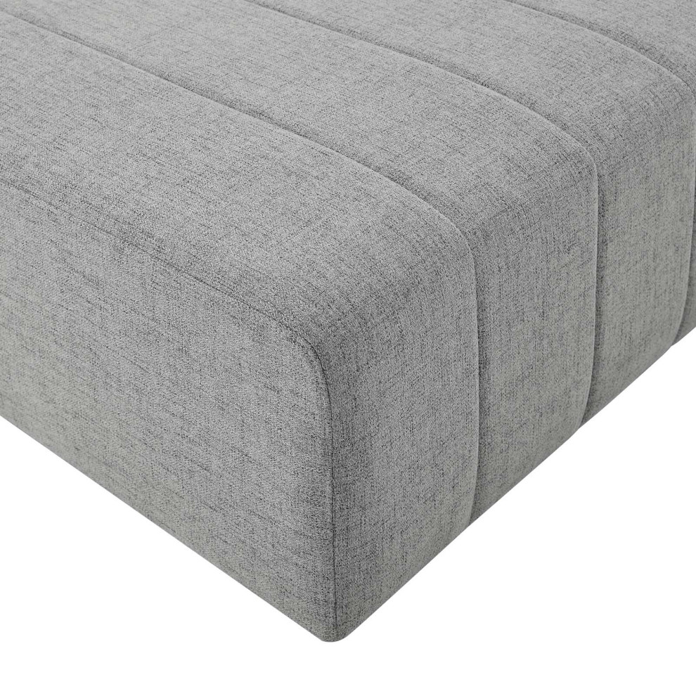 Bartlett Upholstered Fabric Ottoman   Transitional   Footstools And Ottomans   by Modway  Houzz