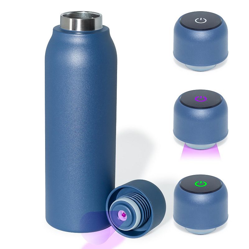 14 oz Stainless Steel Self-Cleaning Smart UV Water Bottle