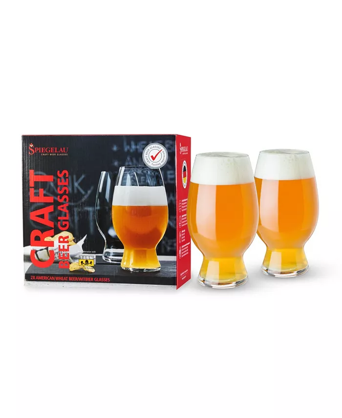 Spiegelau Craft Beer Wheat Beer Glasses Set of 2 26.5 Oz