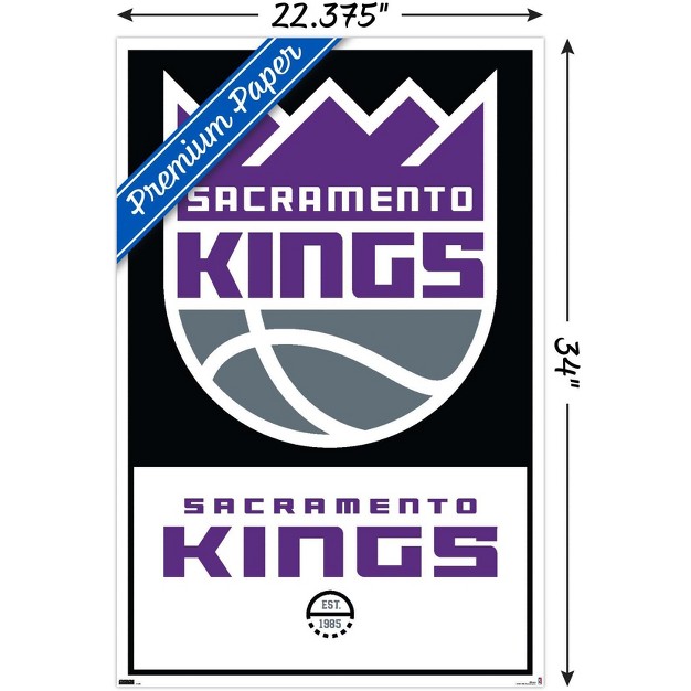 Trends International Nba Sacramento Kings Logo 21 Unframed Wall Poster Prints