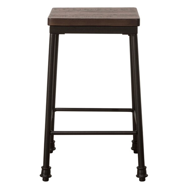 Hillsdale Furniture Castille Non-Swivel Backless Counter Stool ， Black