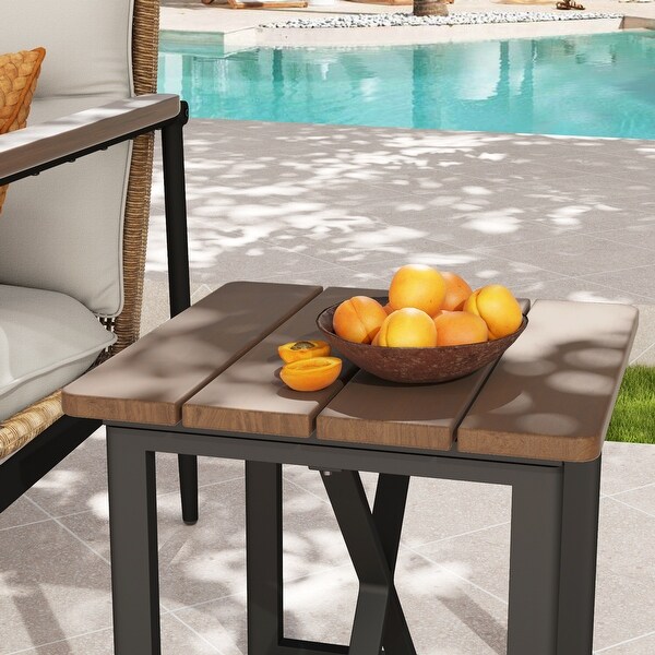 PureCane Aluminum Outdoor Patio Side Table