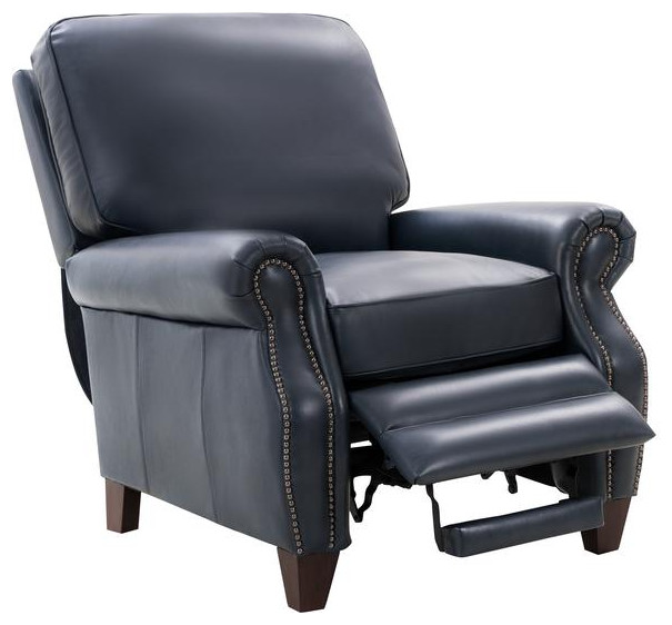 7 4490 Briarwood Recliner  Navy Blue   Contemporary   Recliner Chairs   by BisonOffice  Houzz