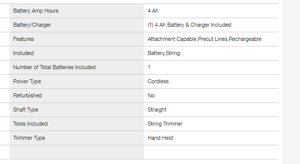 RYOBI RY40250 40V Expand-It Cordless Battery Attachment Capable String Trimmer with 4.0 Ah Battery and Charger