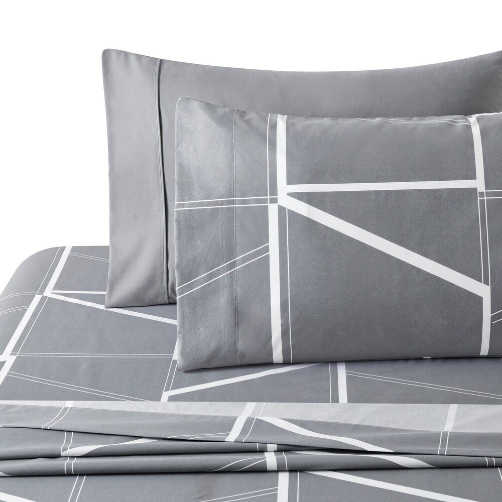 Marina Decoration Soft Silky Deep Pocket Rich Printed Rayon from Bamboo  Season Sheet Set  Modern Fantasy Geometric