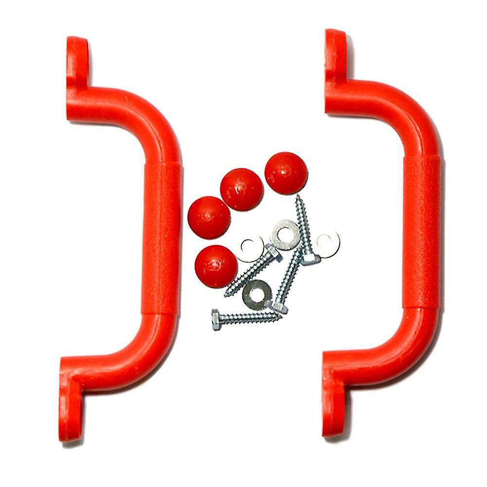 Kids Climbing Safety Handles Set Playhouse Handles Safety Hand Grips Jungle Gym Grab Bar For Swing Set Playground Handles