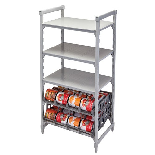 Cambro UCR10R8580 - Camshelving Ultimate #10 Can Single Rack - includes: (2) panels