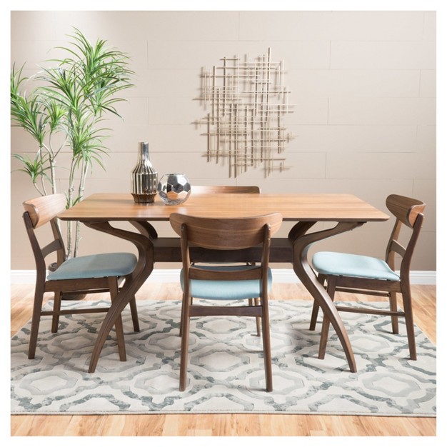 Idalia Mid century Modern Dining Set Christopher Knight Home