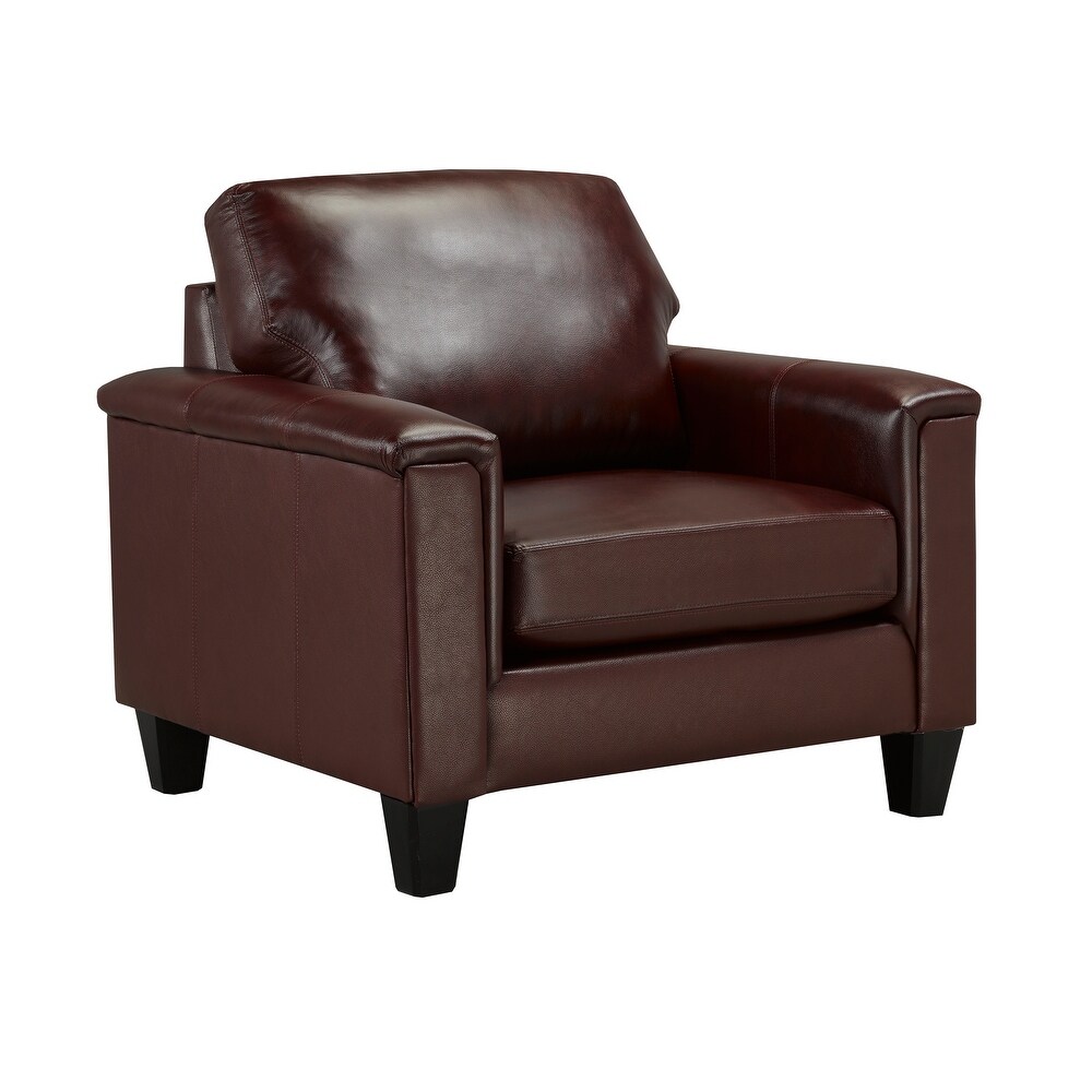 Auckland Top Grain Leather Sofa and Armchair Set