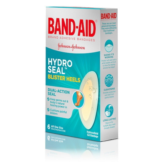 Band Aid Hydro Seal Blister Heels  6 Count  4 per ...