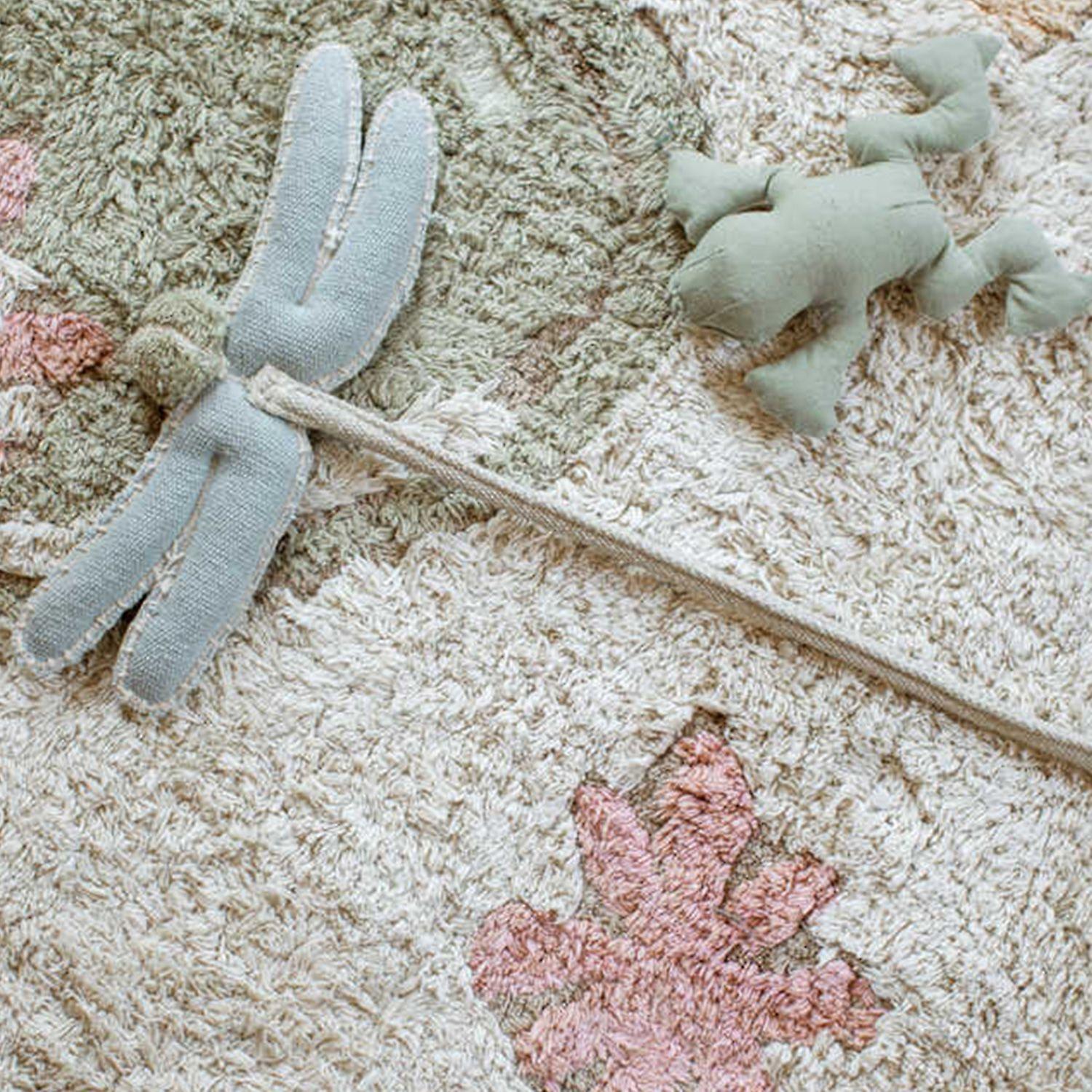 Fabric Magic Wand - Light Blue Dragonfly - 26 x 45 CM