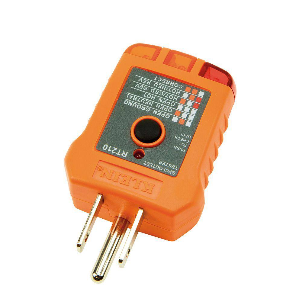 Klein Tools 600 Amp AC True RMS Auto-Ranging Digital Clamp Meter and GFCI Receptacle Tester Set M2O41632KIT