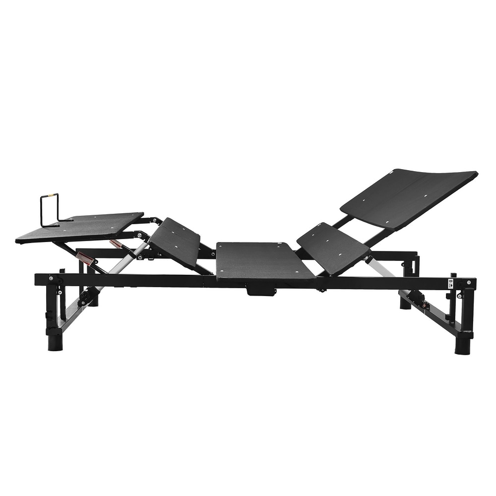 Bed Frame with Adjustable Bed Base Frame  Metal Platform Bed Frame with Head and Foot Incline Wireless Remote