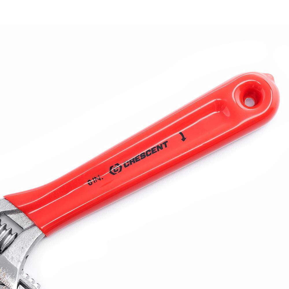 Crescent 6 in. Chrome Cushion Grip Adjustable Wrench AC26CVS