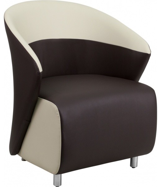 Flash Furniture Black Leather Chair   Contemporary   Armchairs And Accent Chairs   by Buildcom  Houzz