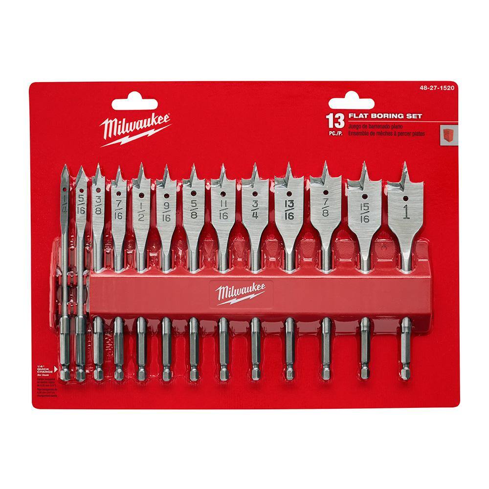 MW Oscillating Multi-Tool Blade Kit w High Speed Wood Spade Bit Set (33-Piece) 49-10-9920-48-27-1520