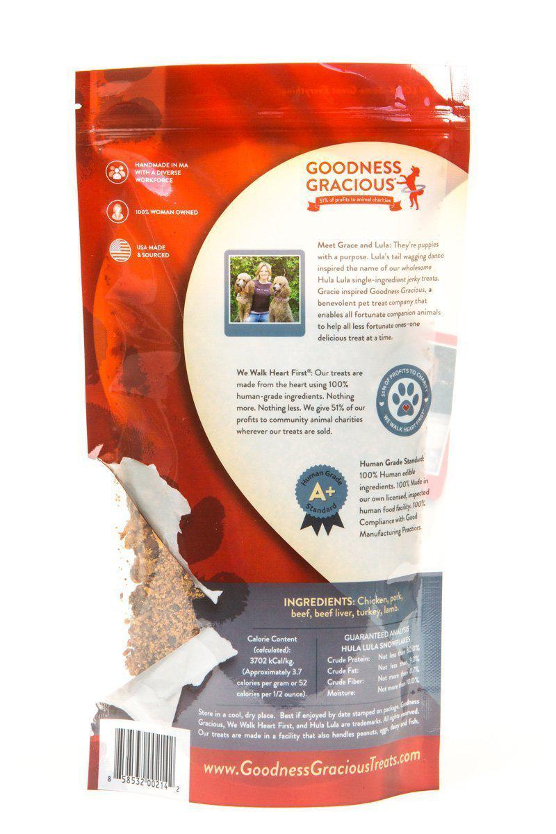 Goodness Gracious Hula Lula Snowflakes Food Topper for Dogs